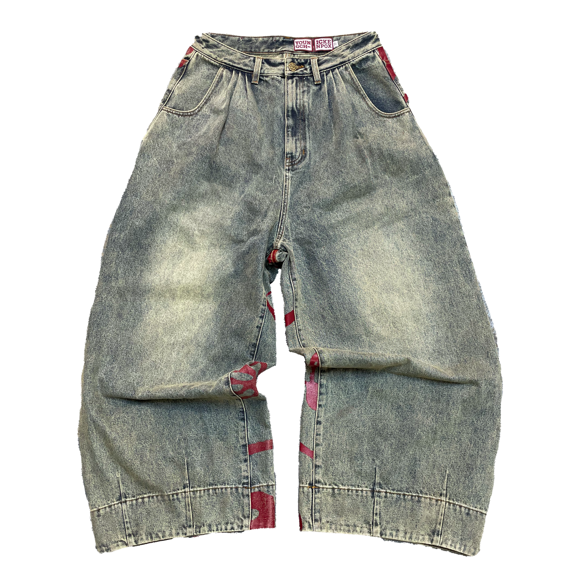 Kuro Floral Denim – Youngchickenpox