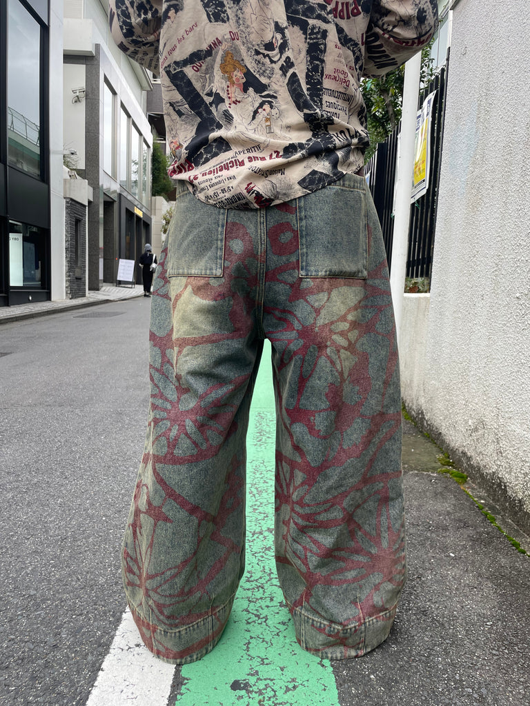 Kuro Floral Denim – Youngchickenpox