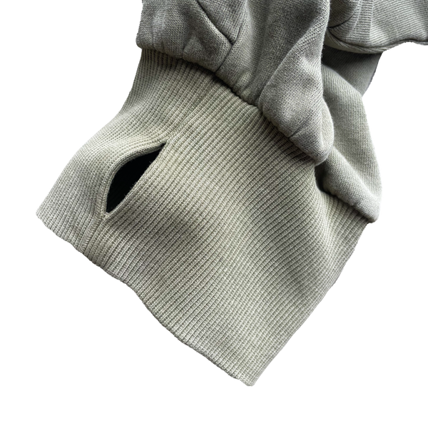Green Spiral Wavy Zip