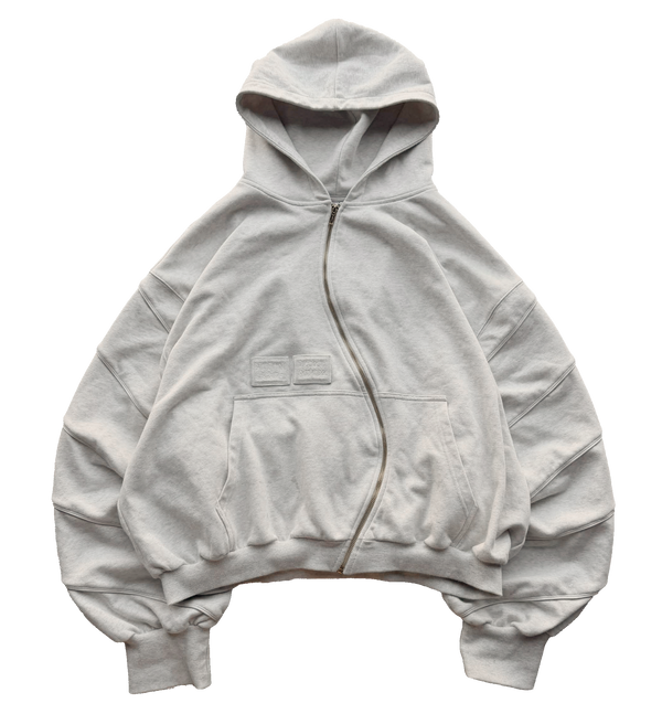 Oat Wavy Zip