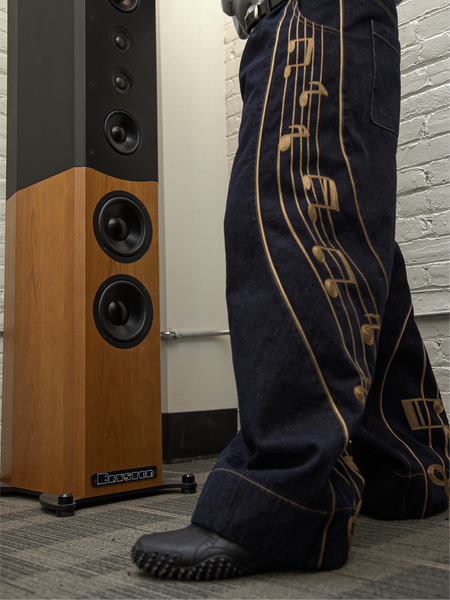 Warped Sheet Music Denim