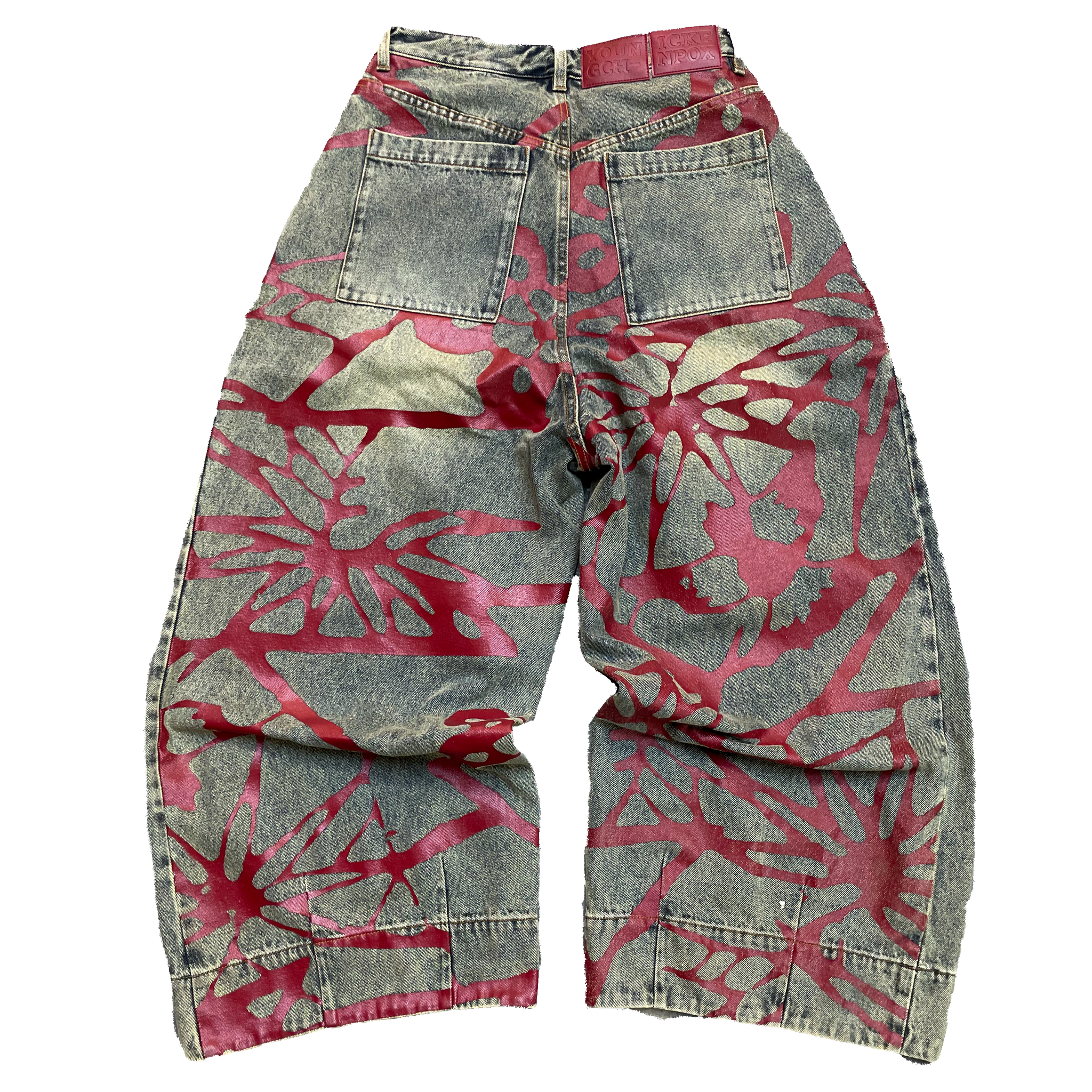 Kuro Floral Denim – Youngchickenpox