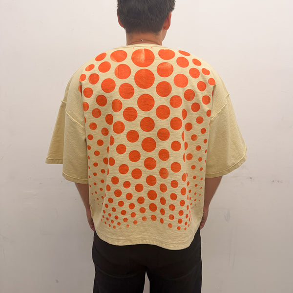 Cream Illusion Dots Tee
