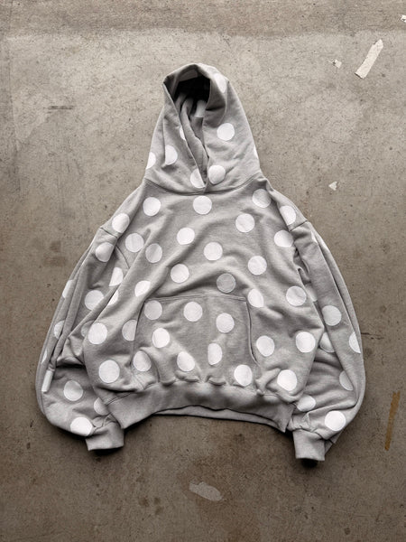 SAMPLE Box Pleat Polka Dot Hoodie