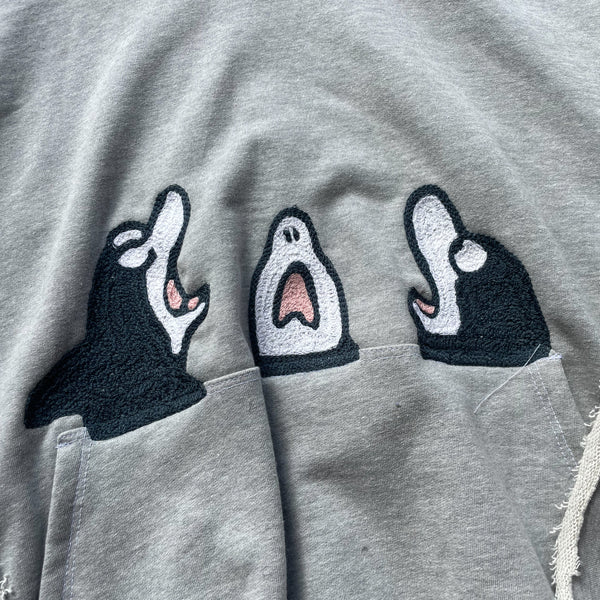 Dolphin Chainstitch Hoodie