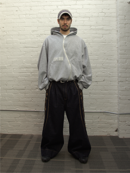 Warped Sheet Music Denim