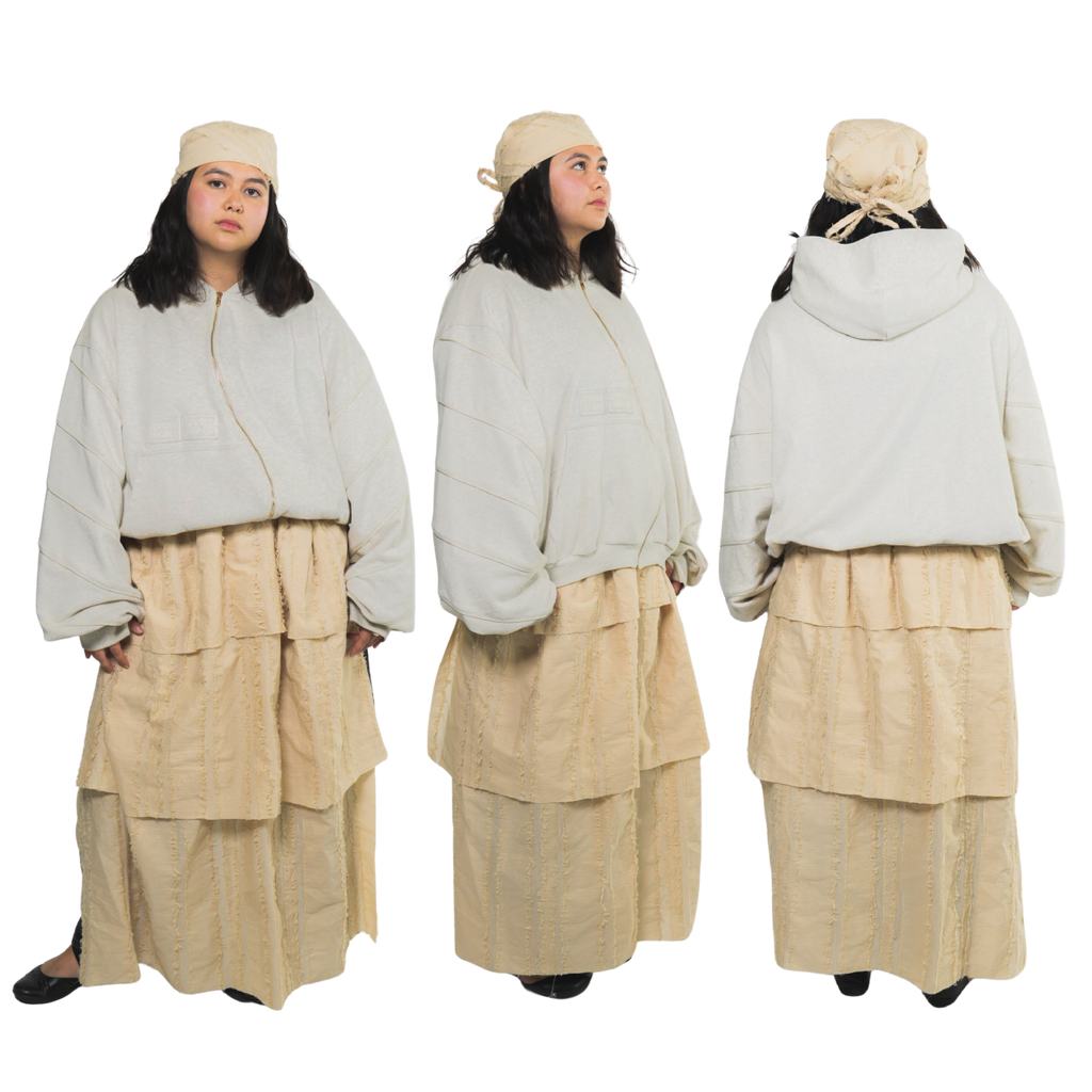(Pre-Sale) Oat Wavy Zip