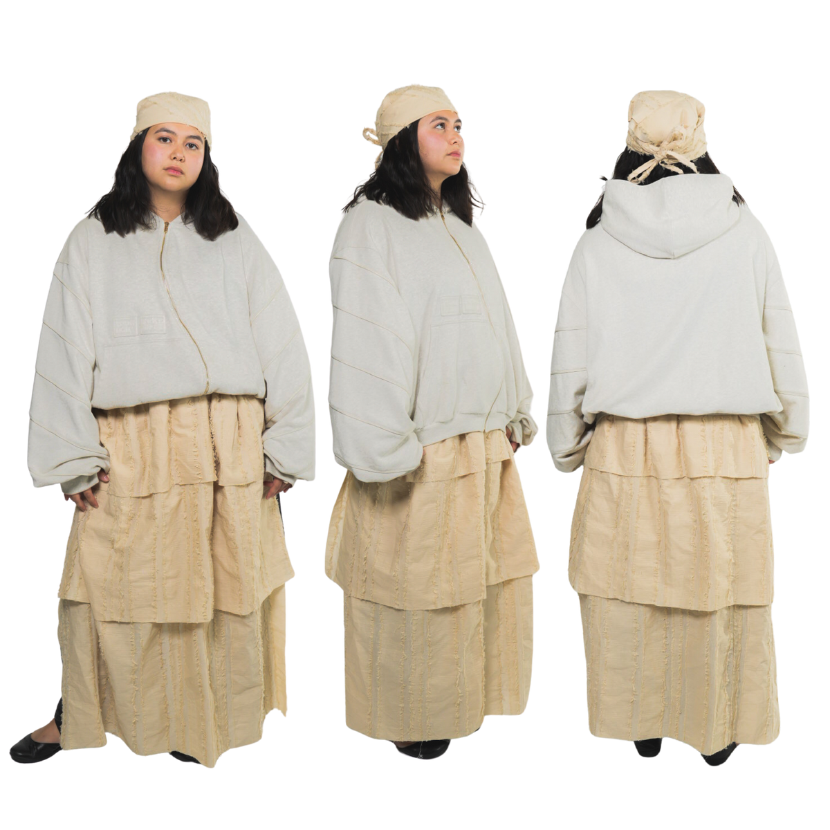 (Pre-Sale) Oat Wavy Zip