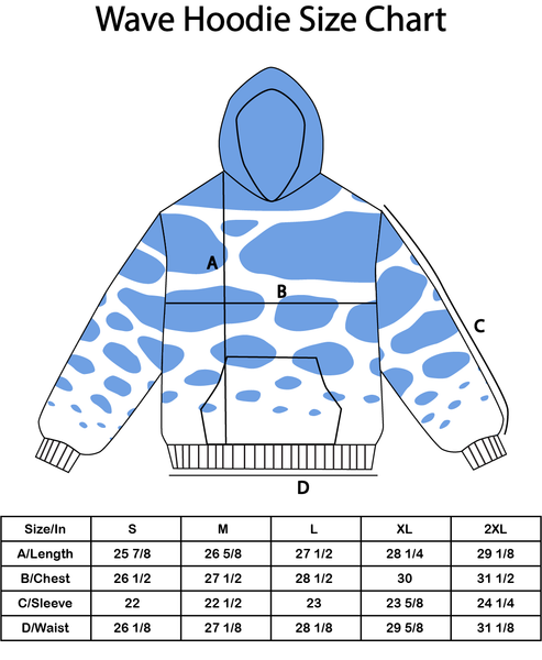 Blue Wave Hoodie