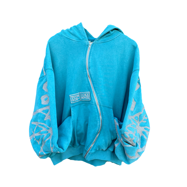 Chainstitch Wavy Zip-Up