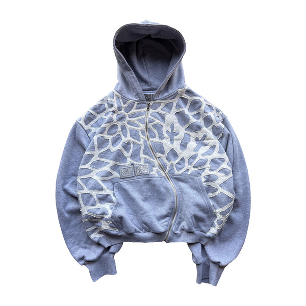 1:1 Floral Wavy Zip