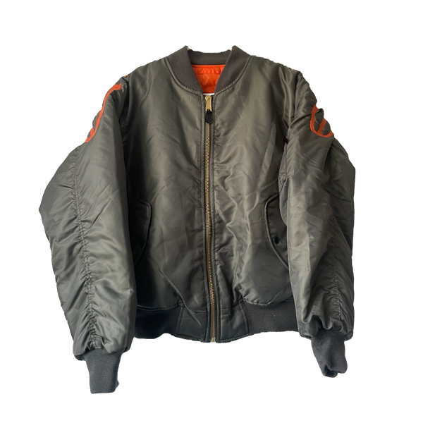 Floral Chainstitch Bomber