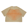 Cream Illusion Dots Tee