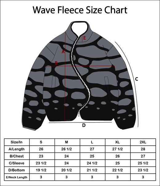 Black Wave Fleece