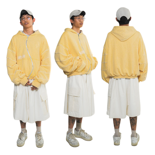 (Pre-Sale) Banana Wavy Zip