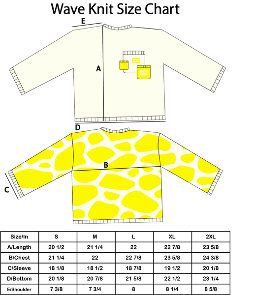 Intarsia Wave Knit