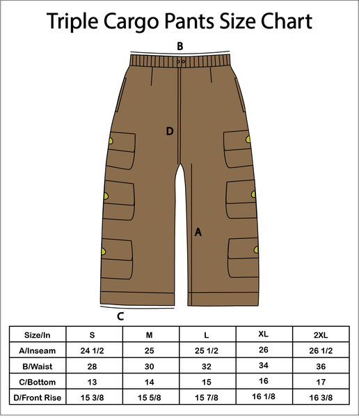 Corduroy Triple Cargo Pants