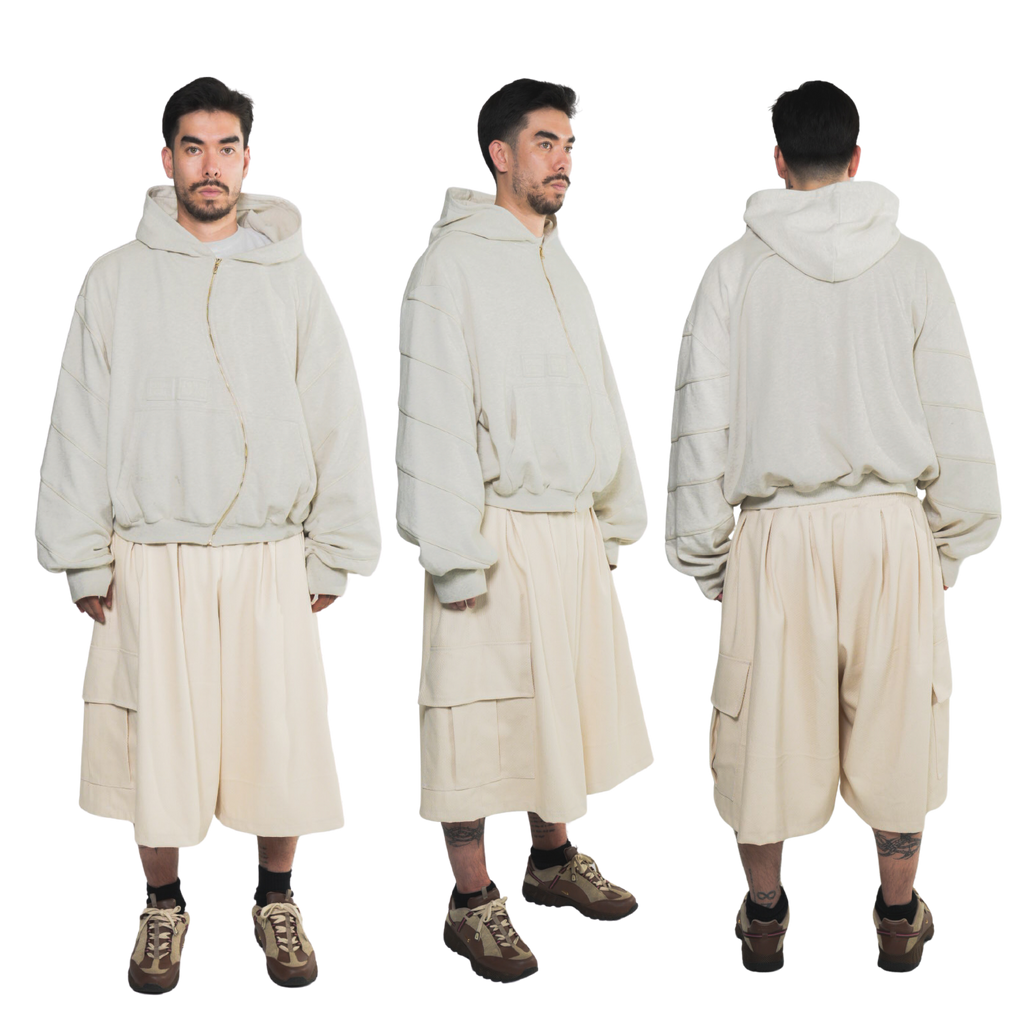 (Pre-Sale) Oat Wavy Zip