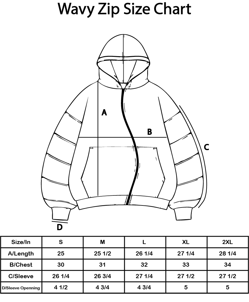 (Pre-Sale) Oat Wavy Zip