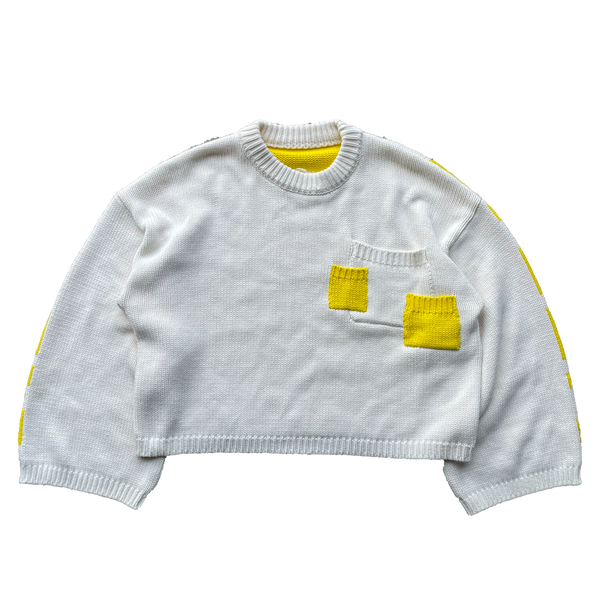 Intarsia Wave Knit